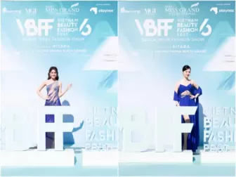 Dàn người đẹp Miss Grand Vietnam đẹp hút mắt ở Vietnam Beauty Fashion Fest 6