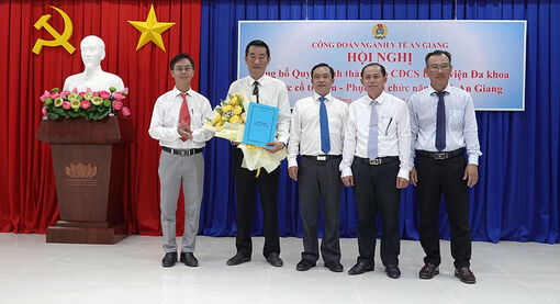 Thành lập Công đoàn cơ sở Bệnh viện Đa khoa Y dược cổ truyền – Phục hồi chức năng tỉnh An Giang