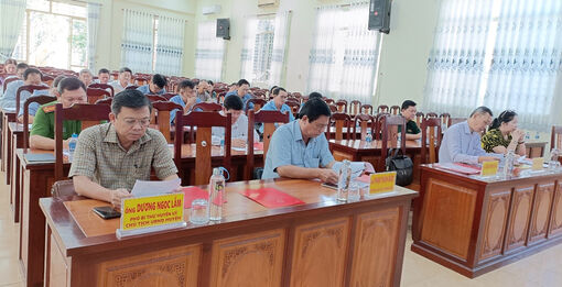 Triển khai kế hoạch lấy phiếu tín nhiệm, bỏ phiếu tín nhiệm người giữ chức vụ, do HĐND huyện Thoại Sơn bầu hoặc phê chuẩn