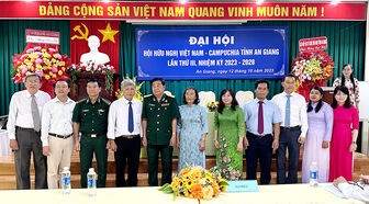Bà Lâm Tuyết Mai giữ chức Chủ tịch Hội Hữu nghị Việt Nam – Campuchia tỉnh An Giang (nhiệm kỳ 2023-2028)
