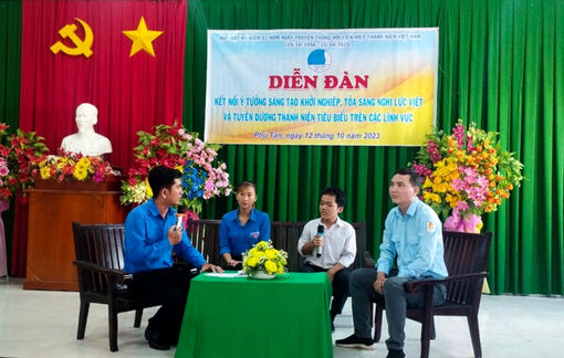 Phú Tân: Nhiều hoạt động kỷ niệm Ngày thành lập Hội Liên hiệp Thanh niên Việt Nam