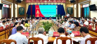 Ban Chấp hành Đảng bộ huyện Chợ Mới Hội nghị lần thứ 14