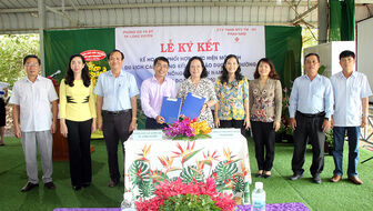 Phòng Giáo dục và Đào tạo TP.Long Xuyên thực hiện mô hình du lịch canh nông kết hợp giáo dục học đường tại Nông trại Phan Nam