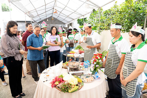 Công đoàn cơ sở Ngân hàng Chính sách xã hội tỉnh An Giang tổ chức Hội thi nấu ăn kỷ niệm 93 năm Ngày thành lập Hội Liên hiệp Phụ nữ Việt Nam
