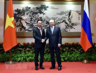 Chủ tịch nước Võ Văn Thưởng gặp Tổng thống Nga Vladimir Putin