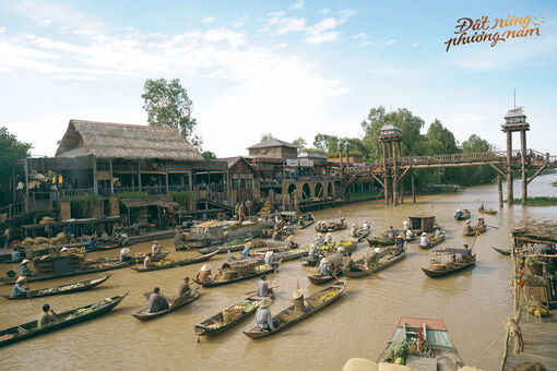 Du khách 'săn lùng' chợ nổi miền Tây trong phim Đất rừng phương Nam