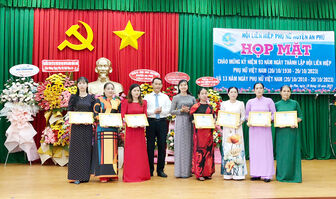 An Phú họp mặt kỷ niệm 93 năm Ngày thành lập Hội Liên hiệp Phụ nữ Việt Nam
