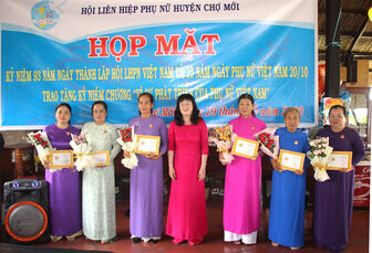 Hội Liên hiệp Phụ nữ huyện Chợ Mới kỷ niệm 93 năm Ngày thành lập Hội Liên hiệp Phụ nữ Việt Nam