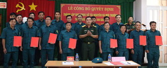 Bộ Chỉ huy Quân sự tỉnh An Giang thành lập nhiều đơn vị tự vệ cơ quan