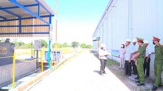 Sở Công Thương An Giang giám sát việc khắc phục sự cố rò rỉ hóa chất tại Công ty JIC Việt Nam