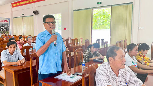 Đại biểu HĐND 3 cấp tiếp xúc cử tri TX. Tịnh Biên