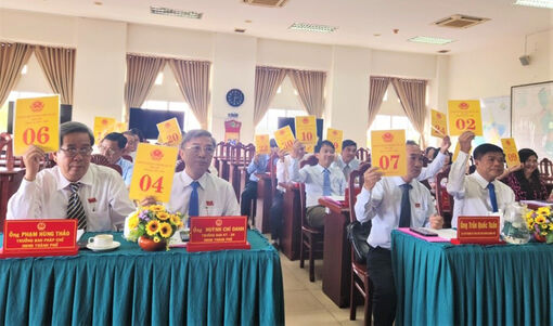 HĐND TP. Châu đốc họp chuyên đề