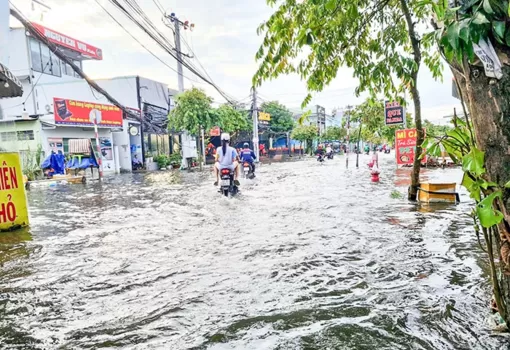 Cần Thơ: Triều cường rằm tháng 9 âm lịch bắt đầu lên cao