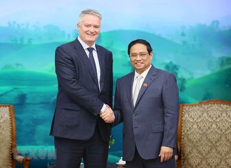 Thủ tướng Phạm Minh Chính tiếp Tổng Thư ký OECD Mathias Cormann