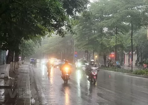 Ngày 27/10, nhiều khu vực có mưa dông về chiều tối và đêm