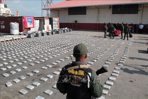 Venezuela thu giữ hơn 10 tấn cocaine