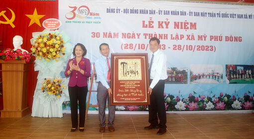 Kỷ niệm 30 năm Ngày thành lập xã Mỹ Phú Đông