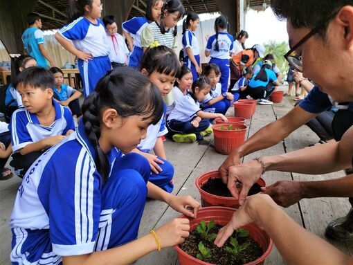 Thành đoàn Châu Đốc tổ chức hoạt động trải nghiệm cùng thiên nhiên và trao giải Hội thi vẽ tranh