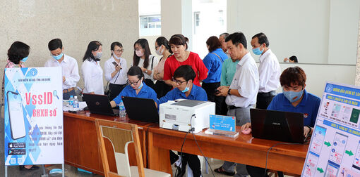 Bảo hiểm Xã hội An Giang tích cực thực hiện Đề án 06/CP