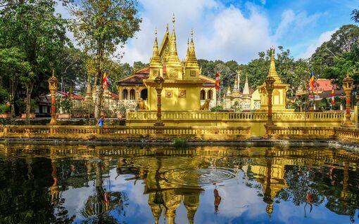 Ngôi chùa Khmer gần 1.000 năm tuổi ở Trà Vinh
