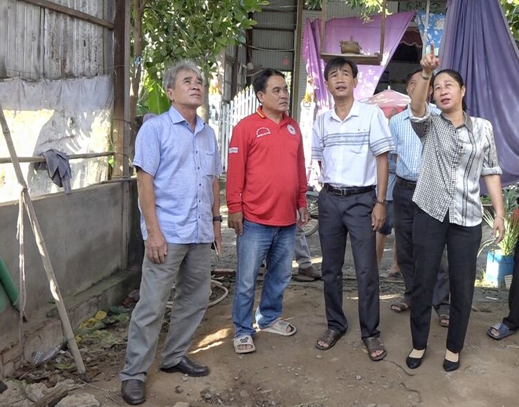 Mưa giông gây thiệt hại 27 căn nhà ở huyện An Phú