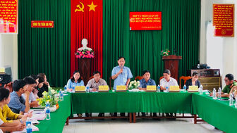 Thảo luận cho ý kiến trước kỳ họp HĐND huyện An Phú cuối năm 2023