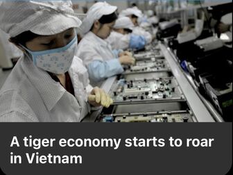 Asia Times: ‘Con hổ kinh tế’ Việt Nam bắt đầu gầm