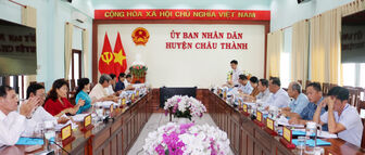 Họp Tổ Đại biểu HĐND tỉnh An Giang đơn vị huyện Châu Thành