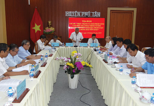 Tuyên truyền, phổ biến pháp luật trong tín đồ Phật giáo Hòa Hảo