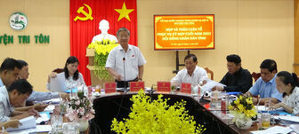 Đại biểu huyện Tri Tôn góp ý kỳ họp cuối năm của HĐND tỉnh