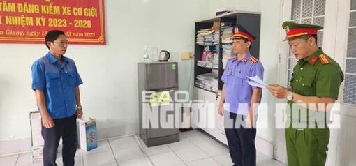 Bắt tạm giam một cán bộ đăng kiểm ở Kiên Giang