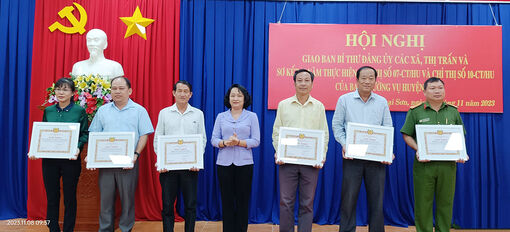 Tăng cường công tác quản lý tài nguyên, bảo vệ môi trường và công tác quản lý trật tự xây dựng, trật tự đô thị ở Thoại Sơn
