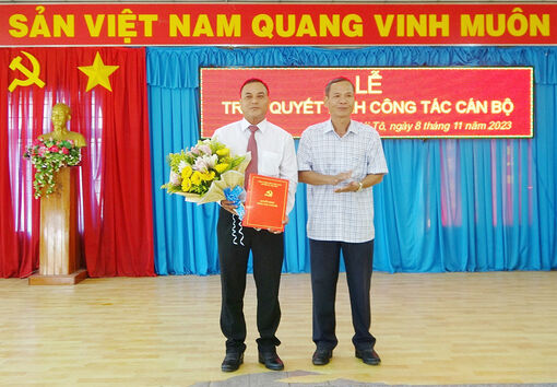 Tri Tôn đưa cán bộ Khmer về công tác tại vùng dân tộc