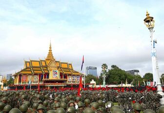Campuchia tổ chức míttinh trọng thể kỷ niệm 70 năm Ngày Độc lập