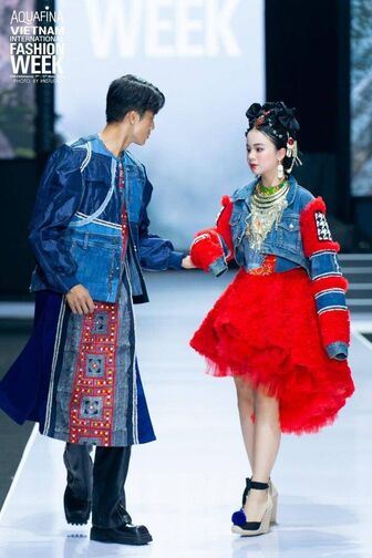 Mẫu nhí Maika Ngọc Khánh diễn ấn tượng tại Vietnam International Fashion Week