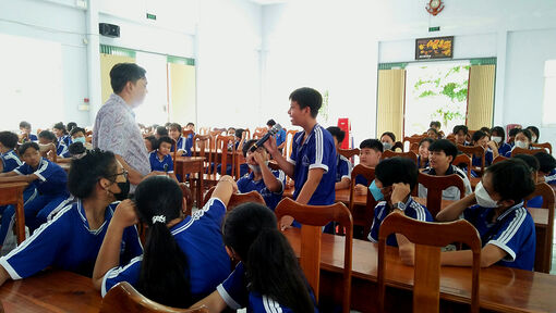 Tuyên truyền phòng, chống ma túy cho học sinh ở TX. Tịnh Biên