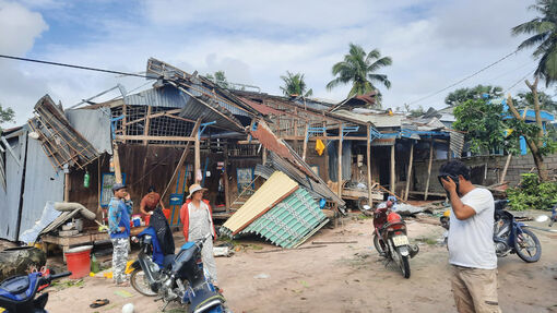 An Giang ứng phó giông, lốc mùa mưa bão