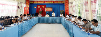 HĐND huyện Tri Tôn chuẩn bị kỳ họp cuối năm