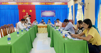 Kiểm tra tiến độ xây dựng nông thôn mới nâng cao xã Lương An Trà