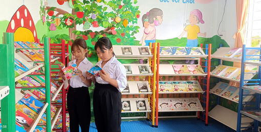 Trường Tiểu Học “B” Vĩnh Trạch khánh thành "Thư viện thân thiện"