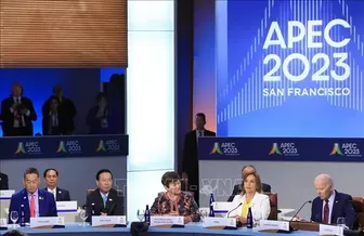 Chủ tịch nước Võ Văn Thưởng dự Phiên họp hẹp các Nhà lãnh đạo kinh tế APEC
