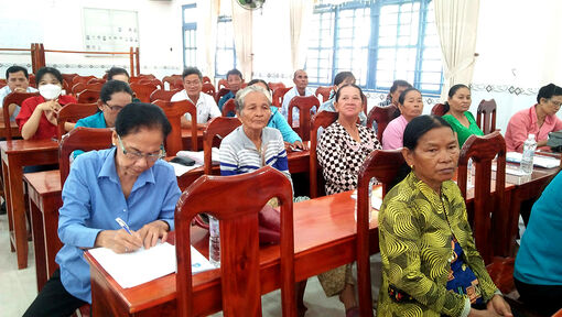 Hội LHPN tỉnh An Giang truyền thông phòng, chống bạo lực gia đình đối với phụ nữ và trẻ em tại xã An Cư