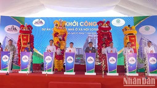 Khởi công dự án nhà ở xã hội quy mô lớn nhất tỉnh Đồng Tháp