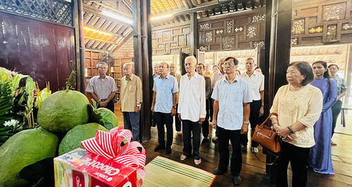 Lễ giỗ 85 năm Ngày mất thân sinh Chủ tịch Tôn Đức Thắng
