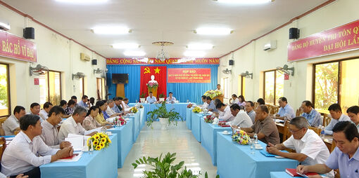 Tri Tôn thực hiện nghiêm kỷ luật, giám sát trong Đảng