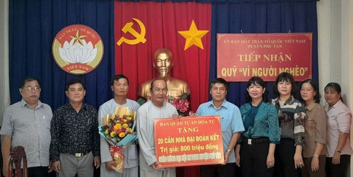 Huyện cù lao Phú Tân chăm lo đời sống người nghèo