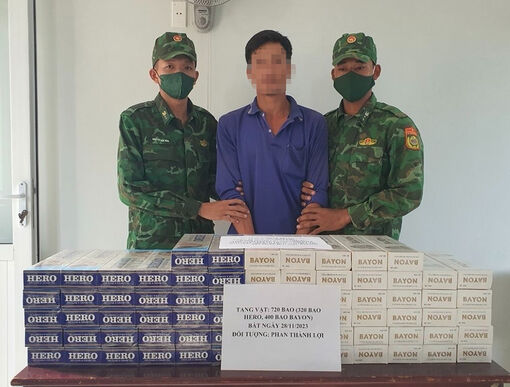 An Giang bắt giữ 2 vụ vận chuyển thuốc lá nhập lậu
