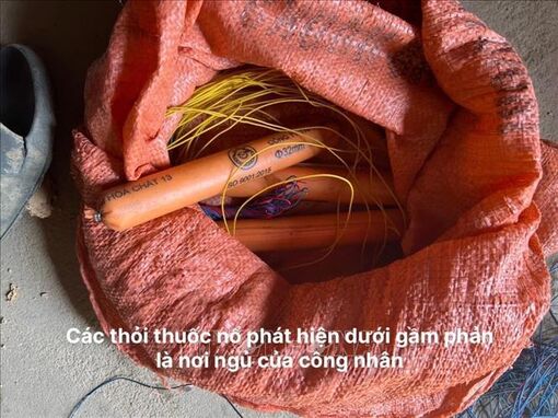 Tạm giữ hình sự giám đốc doanh nghiệp tàng trữ, sử dụng trái phép vật liệu nổ