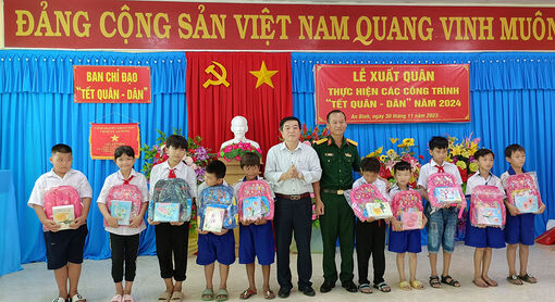 Thoại Sơn xuất quân “Tết quân – dân” năm 2024