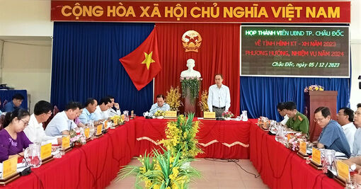 Kinh tế - xã hội TP. Châu Đốc năm 2023 phát triển toàn diện